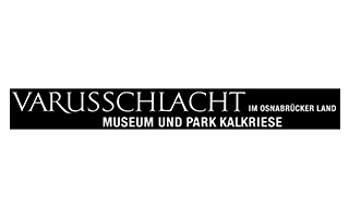 Logo Varusschalcht in the Osnabrück region Museum and Park Kalkriese