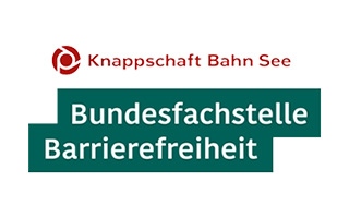 Logo Knappschaft Bahn See Bundesfachstelle Barrierefreiheit